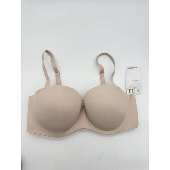 Chantelle Norah Comfort Strapless Convertible Bra Nude Rose New Size 34D B2482 - Picture 3 of 7